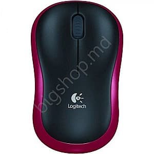 Mouse Logitech Wireless Mouse M185 RED,EER2