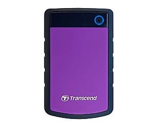Hard disk extern Transcend StoreJet 25H3P Purple 2TB (TS2TSJ25H3P)