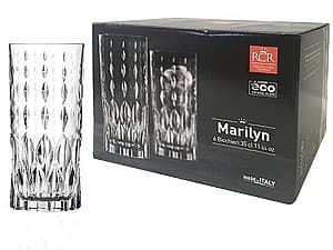 Pahare RCR Marilyn 6 buc. 350 ml