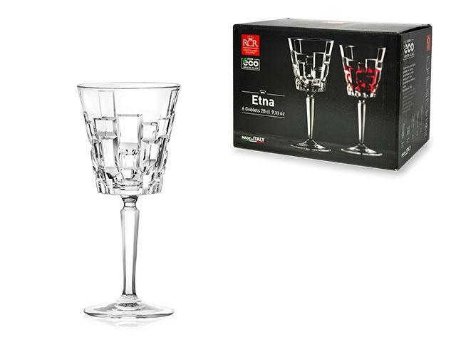 Pahare RCR Etna 6 buc. 280 ml