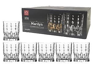 Pahare RCR Marilyn 6 buc. 340ml