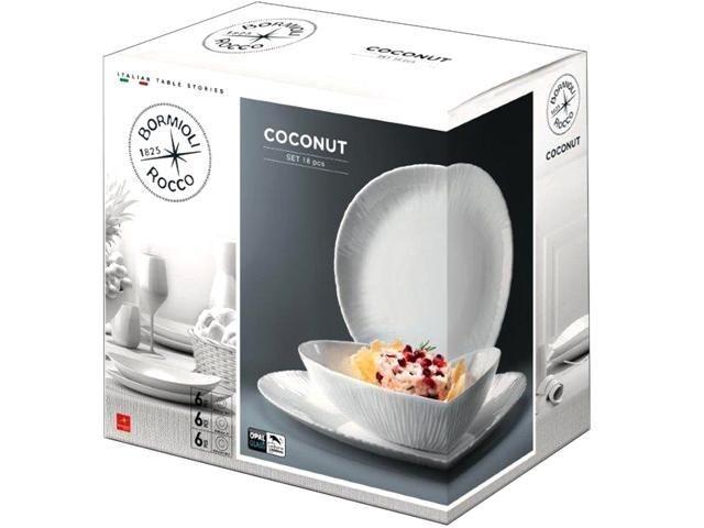 Set de vesela Bormioli Coconut 18 buc.