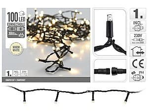 Luminite de Craciun Christmas Fir 100 LED alb-cald conecatabil