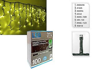 Luminite de Craciun Christmas Turturi 100LED alb-cald