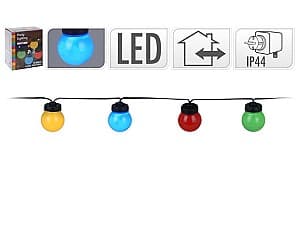 Рождественские огни Party Lights 10LED разноцветные