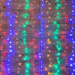 Рождественские огни Rexant Светодиодный Дождь 144LED многоцветная