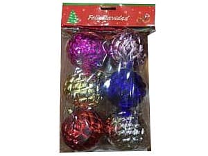 Игрушки для ёлки Christmas Шары с узором 6X80mm