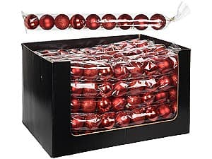 Игрушки для ёлки Christmas Шары 9X60mm красные