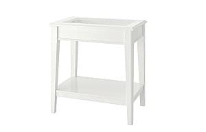 Журнальный столик IKEA Liatorp white, glass 57×40 cm