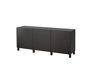 Комод IKEA Besta Lappviken  black-brown 180x42x74 см