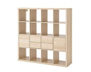 Стеллаж IKEA Kallax antique oak 147x147 см