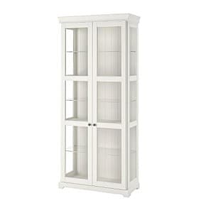 Dulap cu vitrina IKEA Liatorp White 96×214 cm