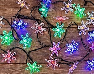 Рождественские огни Rexant Снежинки 3.7 кВт LED