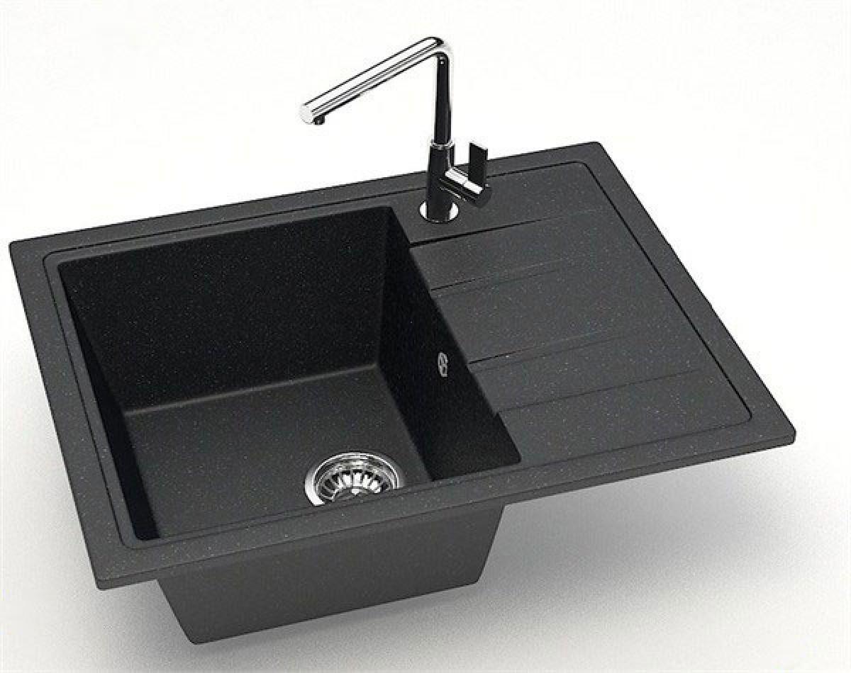 Chiuveta de bucatarie Marrbaxx F150Q4 Black Mat