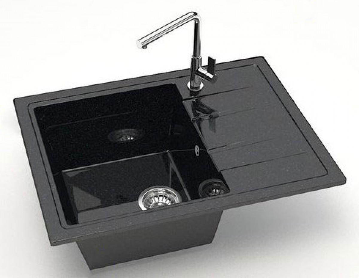 Chiuveta de bucatarie Marrbaxx Z150Q4 Black Lucios