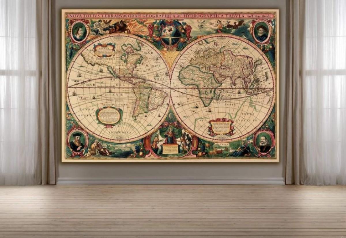 Poster Art.Desig Hărți lumii vechi 1520-1680_13