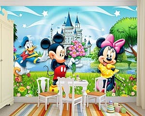 Fototapet 3d Art.Desig Mickey Mouse și prietenii lui_2