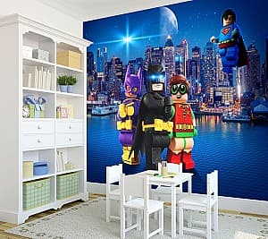 Fototapet 3d Art.Desig Lego, Batman Superheroes