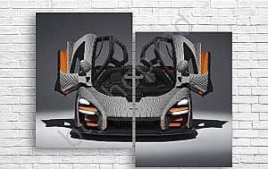 Tablou multicanvas Art.Desig LEGO MCLAREN SENNA