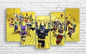 Tablou multicanvas Art.Desig DESEN ANIMAT LEGO BATMAN_7