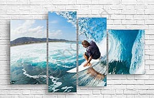 Tablou multicanvas Art.Desig SURFING