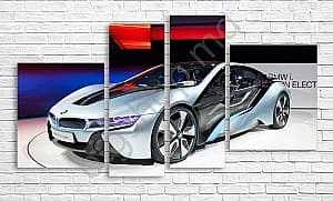 Tablou multicanvas Art.Desig BMW I8_3