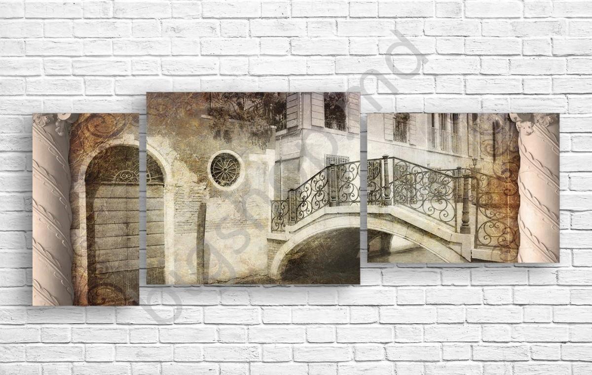 Модульная картина MARVO СТАРИННАЯ ВЕНЕЦИЯ