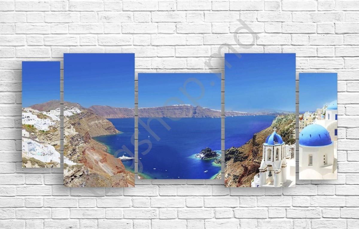 Tablou multicanvas Art.Desig LAGOONA ALBASTRA