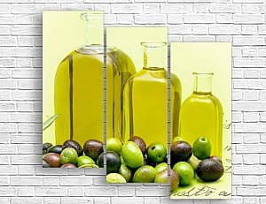 Модульная картина ArtD Свежевыжатое оливковое масло