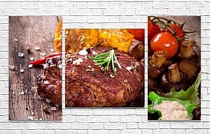 Модульная картина Art.Desig Пикантный Steak