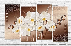 Tablou multicanvas Art.Desig Orchidee_11