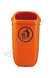 Cos de gunoi Alda Plastic 50 L Orange