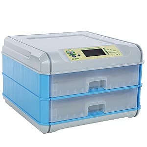 Инкубатор Micul Fermier Автомат на 128 яиц 2 ящика (GF-2101)