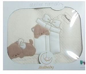 Lenjerie de pat pentru copii Italbaby Chocolat (020.2000-0071)