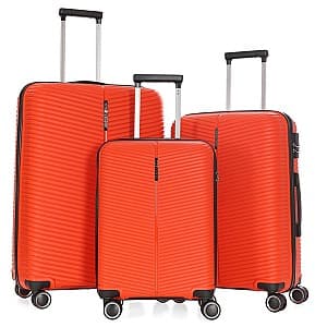 Valiza de calatorie CCS 5224 Set Orange