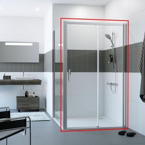 Стеклянная душевая дверь Huppe Classics 2 100x200 (C25601069322)