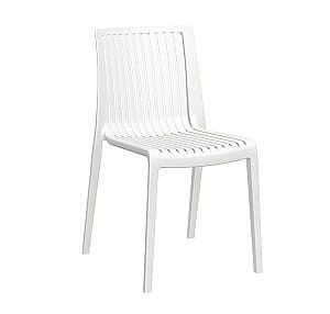 Пластиковый стул Papatya Cool White