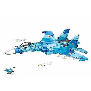 Конструктор Sluban Bricks Su-27 Fighter 2in1