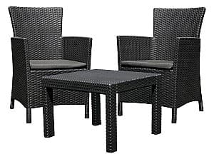 Set mobila de gradina Allibert Rosario Balcony Set Graphite