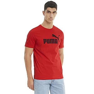Maiou barbati Puma ESS Logo Tee Red