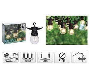 Luminite pentru brad Party Lights 20LED alb 12.5cm