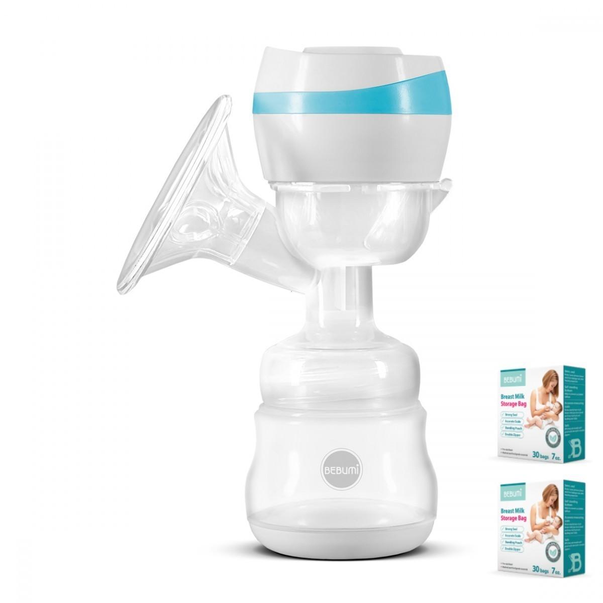 Pompa electrica de san Bebumi BS1(blue) + set 60 pungi