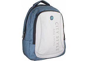 Rucsac VLM 17,5"City Style (175+) Gri+albastru