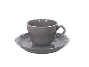 Set pentru ceai si cafea Tognana V.Wenna Charmel 4buc cu farfurii sur