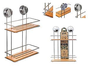 Etajera Five 2 nivele pe ventuze
