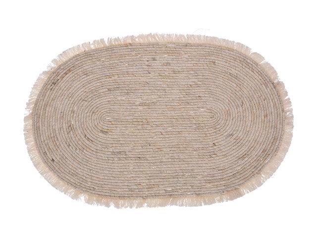 Covoras de baie H&S Franjuri bej