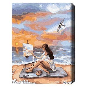 Картина по номерам BrushMe Море вдохновения 40×50 см (без упаковки)