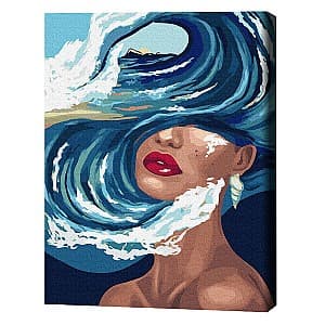 Tablou pe numere BrushMe Ocean de gânduri 40×50 сm (fără cutie)