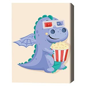 Картина по номерам BrushMe Фильм для дракона 30×40 см (без упаковки)