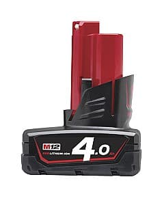 Аккумулятор Milwaukee M12B4 12V 4.0Ah